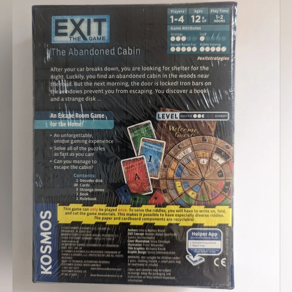 Thames & Kosmos EXIT: The Abandoned Cabin -  1–4 Players - Picture 6 of 8